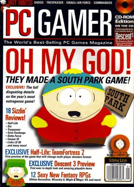 Cover of PC Gamer (US) issue 1