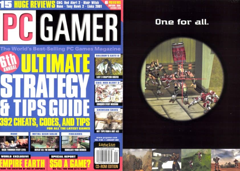 Cover of PC Gamer (US) issue 1