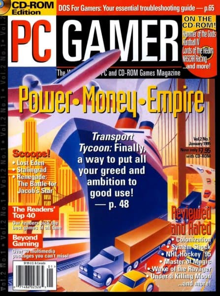 Cover of PC Gamer (US) issue 1