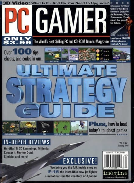 Cover of PC Gamer (US) issue 1