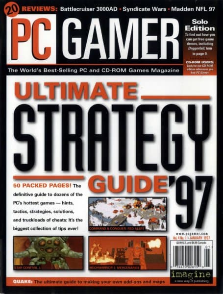 Cover of PC Gamer (US) issue 1
