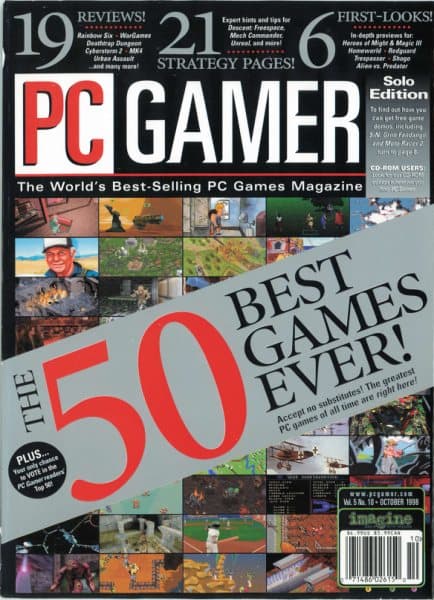 Cover of PC Gamer (US) issue 10