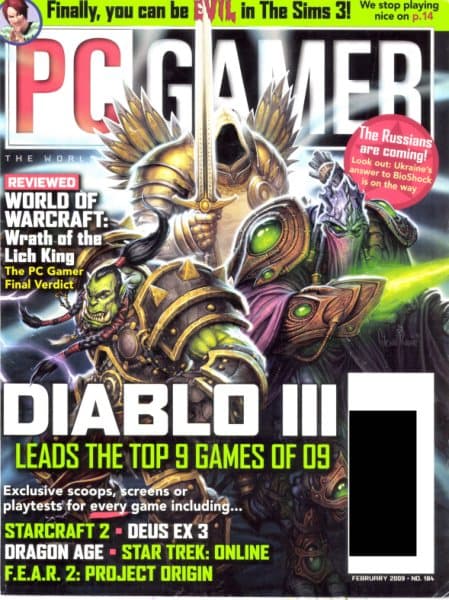 Cover of PC Gamer (US) issue 184