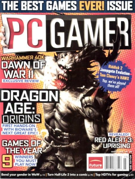 Cover of PC Gamer (US) issue 185