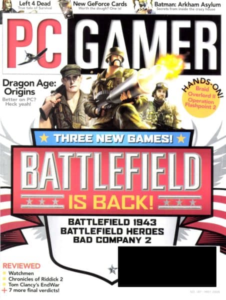 Cover of PC Gamer (US) issue 187