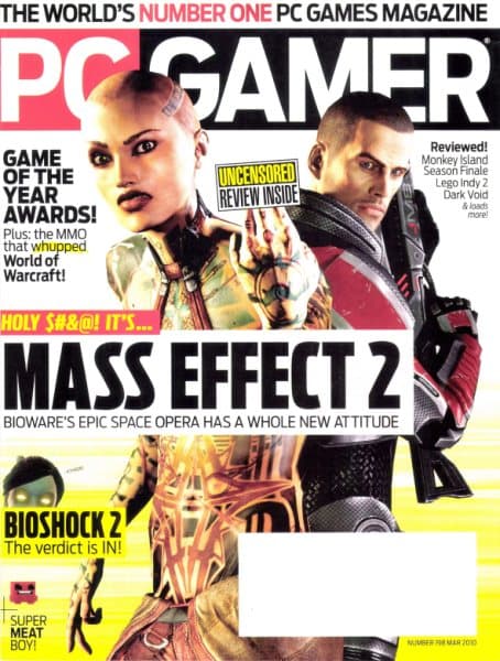 Cover of PC Gamer (US) issue 198