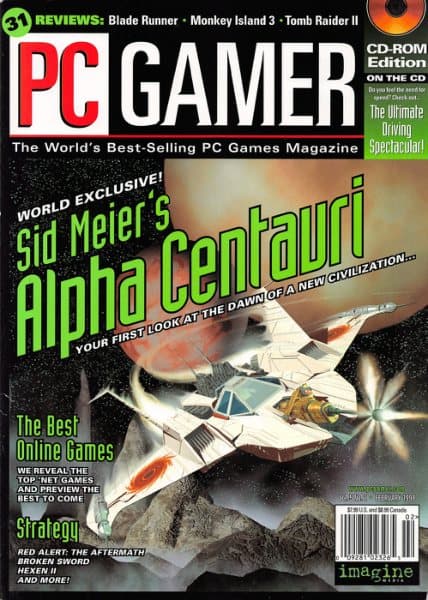 Cover of PC Gamer (US) issue 2