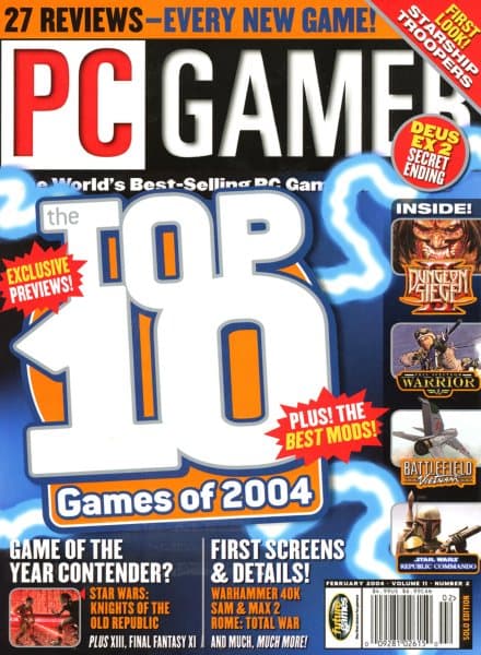 Cover of PC Gamer (US) issue 2