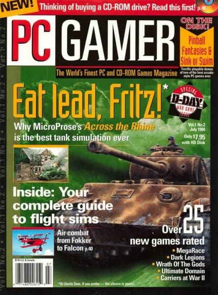 Cover of PC Gamer (US) issue 2