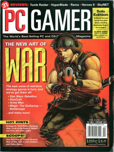 Cover of PC Gamer (US) issue 2