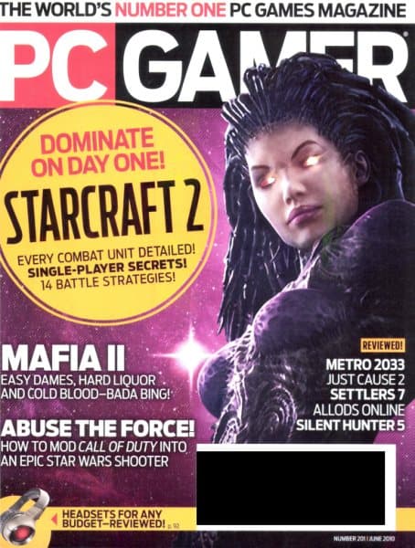 Cover of PC Gamer (US) issue 201