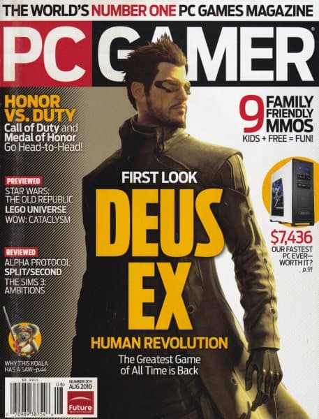 Cover of PC Gamer (US) issue 203