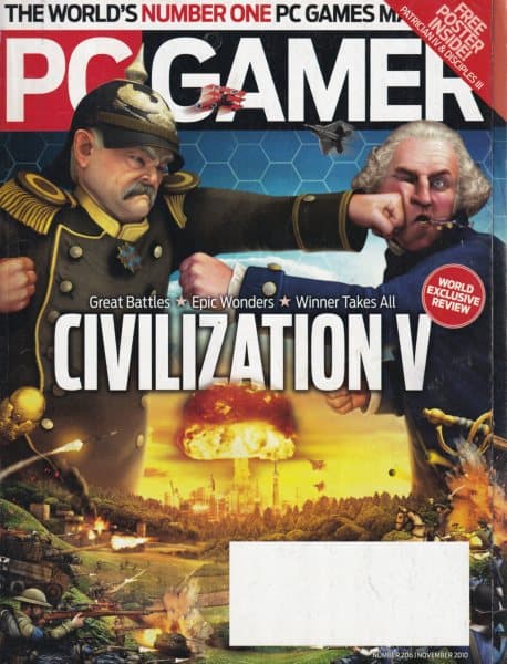 Cover of PC Gamer (US) issue 206