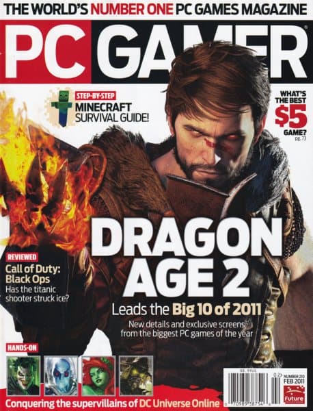 Cover of PC Gamer (US) issue 210