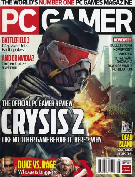 Cover of PC Gamer (US) issue 213