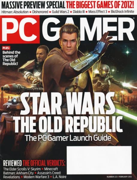 Cover of PC Gamer (US) issue 223