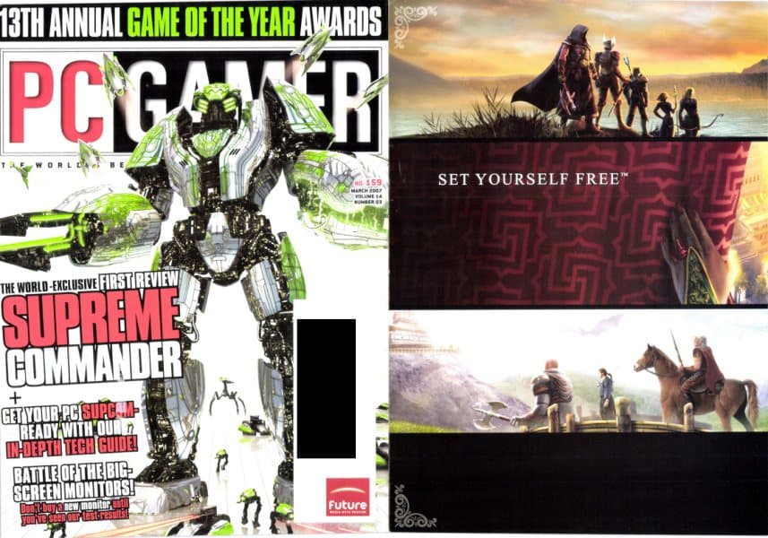 Cover of PC Gamer (US) issue 3