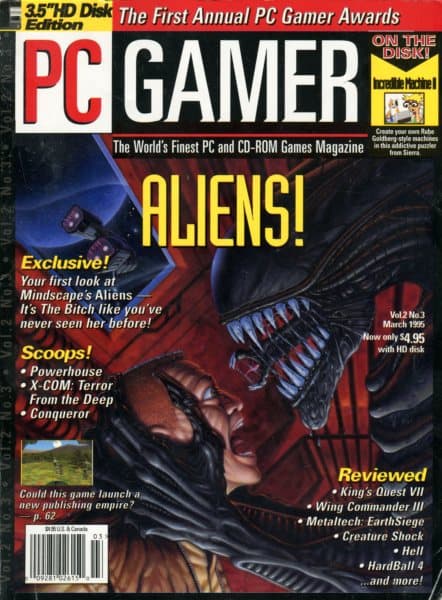 Cover of PC Gamer (US) issue 3