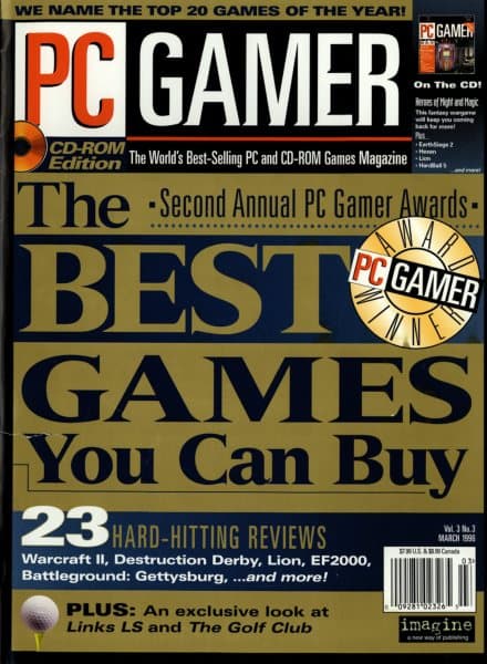 Cover of PC Gamer (US) issue 3