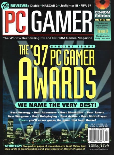 Cover of PC Gamer (US) issue 3