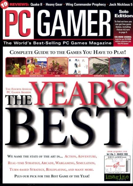 Cover of PC Gamer (US) issue 3