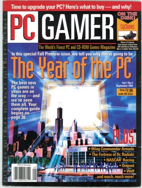 Cover of PC Gamer (US) issue 4