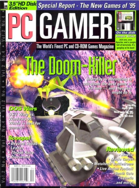 Cover of PC Gamer (US) issue 4