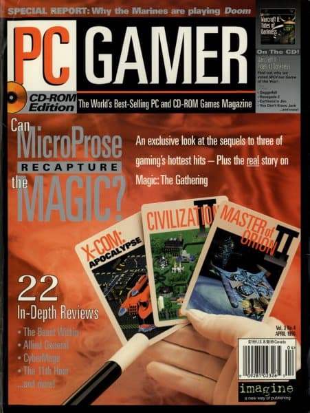 Cover of PC Gamer (US) issue 4