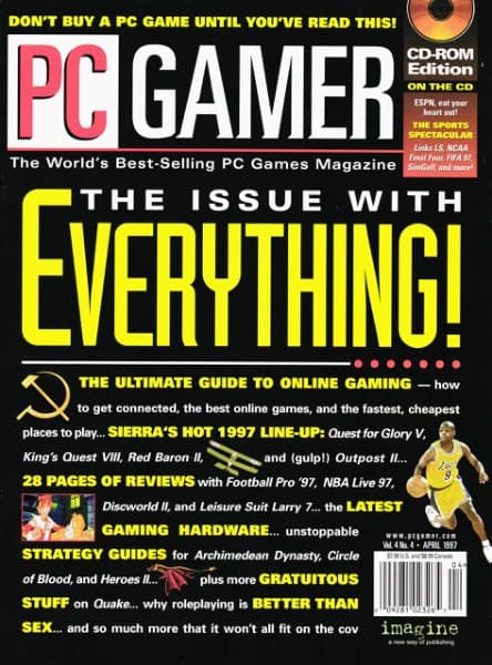 Cover of PC Gamer (US) issue 4
