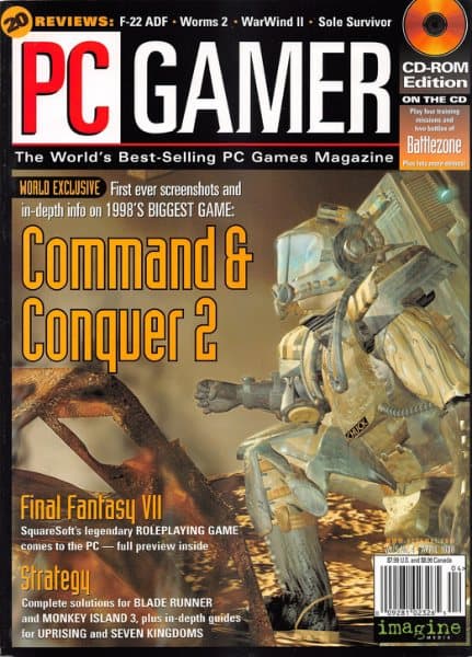 Cover of PC Gamer (US) issue 4