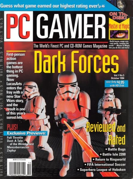 Cover of PC Gamer (US) issue 5
