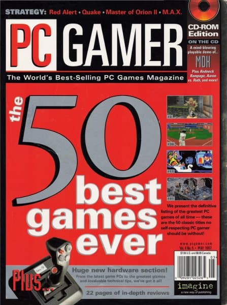 Cover of PC Gamer (US) issue 5