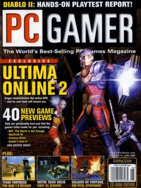 Cover of PC Gamer (US) issue 6