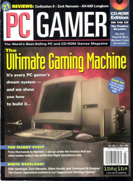 Cover of PC Gamer (US) issue 7