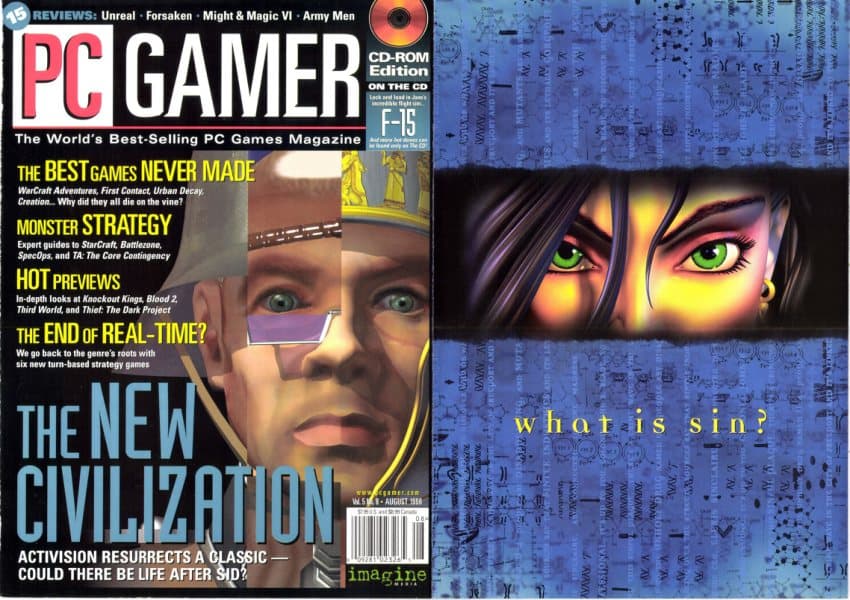 Cover of PC Gamer (US) issue 8