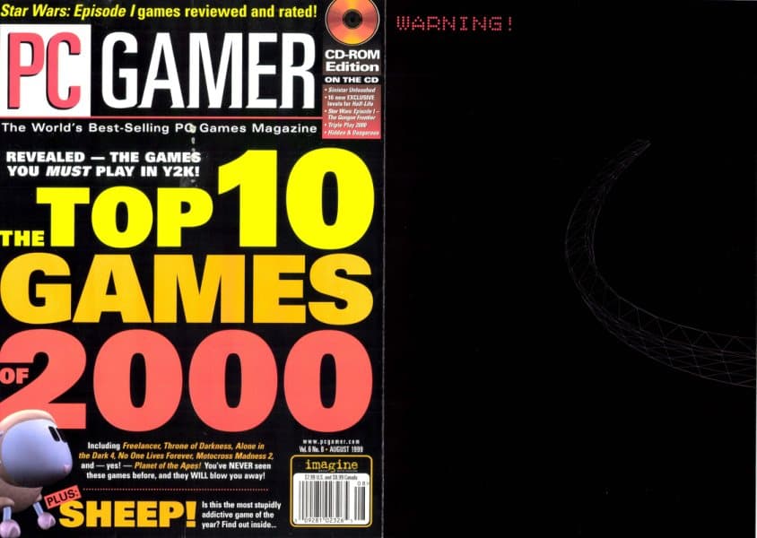 Cover of PC Gamer (US) issue 8