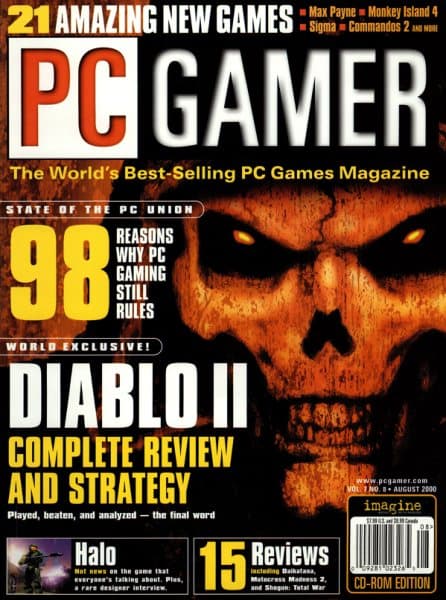 Cover of PC Gamer (US) issue 8