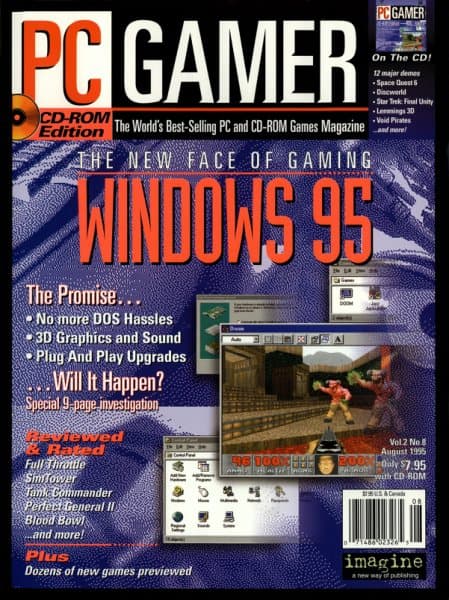 Cover of PC Gamer (US) issue 8