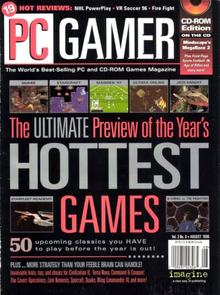 Cover of PC Gamer (US) issue 8
