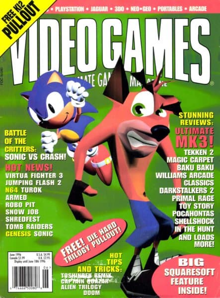 Cover of VideoGames & Computer Entertainment / VideoGames: The Ultimate Gaming Magazine issue 89