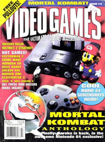 Cover of VideoGames & Computer Entertainment / VideoGames: The Ultimate Gaming Magazine issue 90