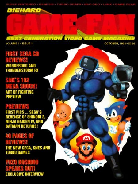 Cover of DieHard GameFan issue 1