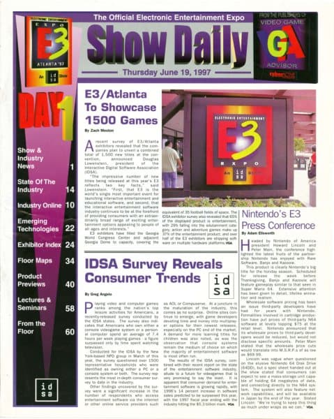 Cover of E3 Show Daily issue special