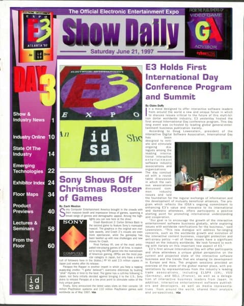 Cover of E3 Show Daily issue special