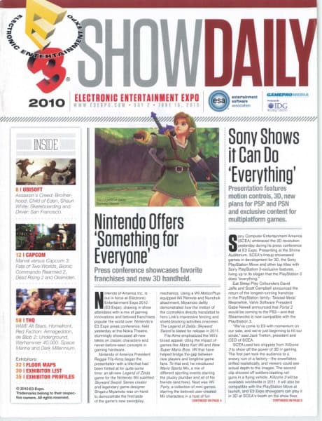 Cover of E3 Show Daily issue special
