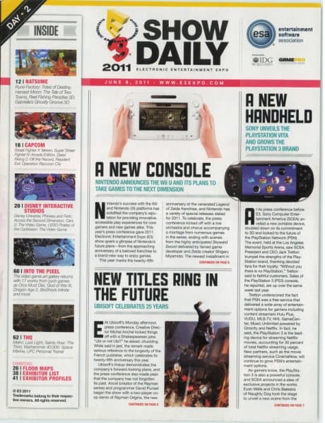 Cover of E3 Show Daily issue special