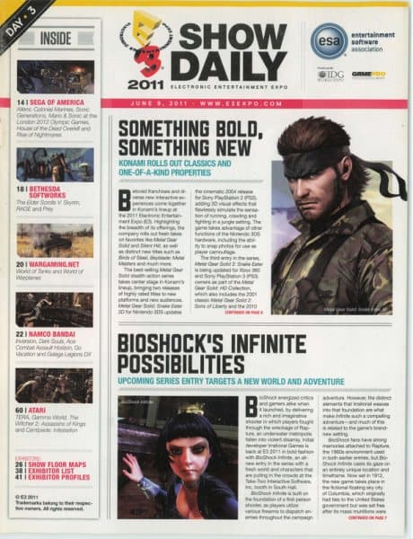 Cover of E3 Show Daily issue special
