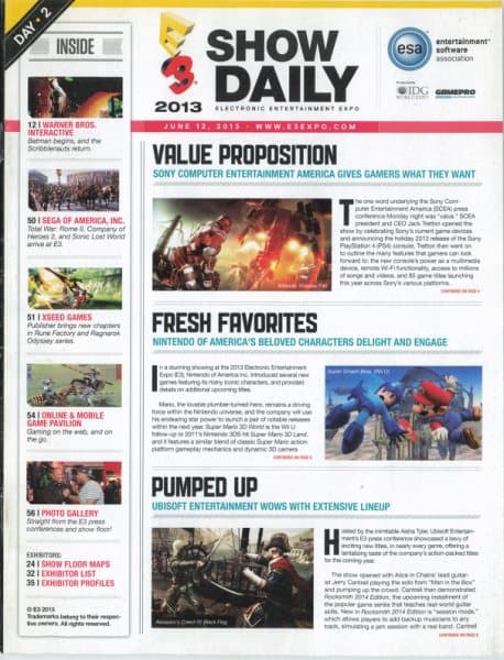 Cover of E3 Show Daily issue special