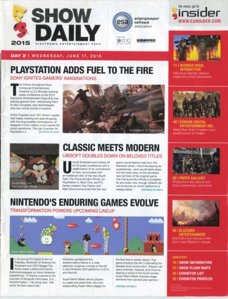 Cover of E3 Show Daily issue special