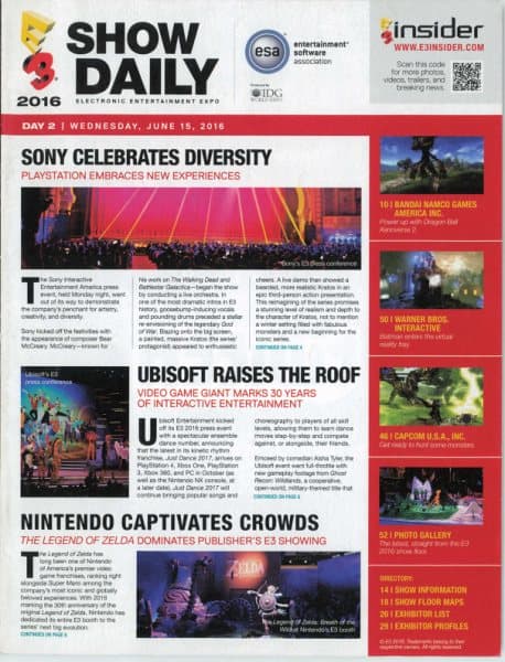 Cover of E3 Show Daily issue special